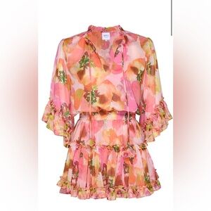 🆕#269~Misa Los Angeles Ximena Dress, Golden Poppy Mix size XS